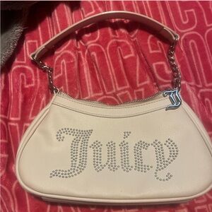 Juicy Couture Pink Shoulder Bag with Logo